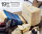 Simonsberg Creamy Blue/Camembert-125gm Each