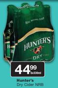 Hunter's Dry Cider NRB-6 x 330ml