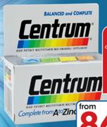 Centrum Complete From A to Zinc-50+30 Tablets
