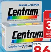 Centrum Complete From A to Zinc-30 Tablets