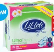 Lil-Lets Value Pack Ultra Fresh Ultra-Thin Pads-Per Pack