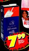 Monteagle Long Life Full Cream Milk-1 Ltr