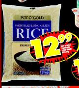 Pot O Gold Parboiled Long Grain Rice-2kg