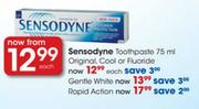 Sensodyne Toothpaste Original Cool Or Fluride-Each