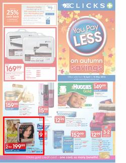 Clicks : Autumn Savings (16 Apr - 16 May), page 1