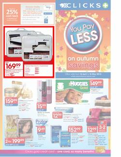 Clicks : Autumn Savings (16 Apr - 16 May), page 1