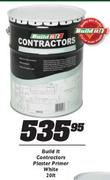 Build It Contractors Plaster Primer White-20 Ltr