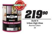 Urban High Gloss Assorted Colours-5Lt