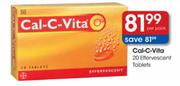Cal-C-Vita Effervescent-20 Tablets