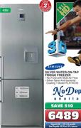 Samsung Silver Water-On-Tap Fridge Freezer-430ltr