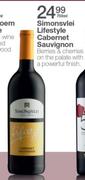 Simonsvlei Lifestyle Cabernet Sauvignon-750Ml