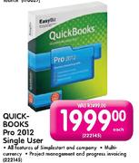 EasyBiz QuickBooks Pro 2012 Single User-Each