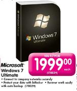 Microsoft' Windows 7 Ultimate-Each