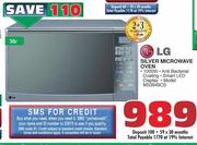 LG Silver Microwave Oven