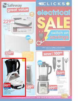Clicks : Electrical Sale (8 May - 10 June) - Extended until 24 June, page 1