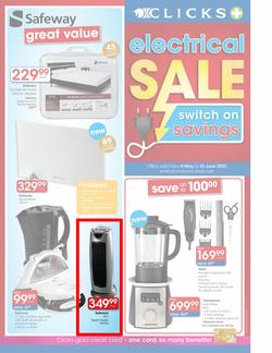 Clicks : Electrical Sale (8 May - 10 June) - Extended until 24 June, page 1