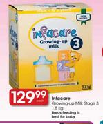 Infacare Growing Up Milk Stage 3-1.8kg Each