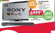 Sony FHD LCD TV & DVD-40"(102cm)