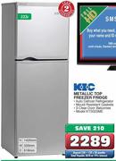 KIC Metallic Top Freezer Fridge-223Ltr