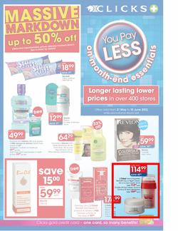 Clicks : Month-end Essentials (21 May - 10 Jun), page 1