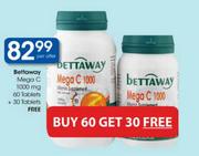 Bettaway Mega C 1000mg-60 Tablets