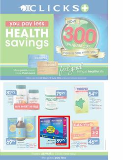 Clicks : Health (22 May - 10 Jun), page 1