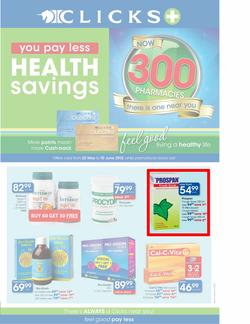 Clicks : Health (22 May - 10 Jun), page 1
