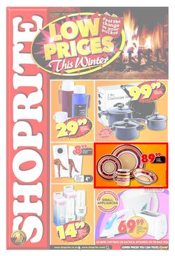 Shoprite Western Cape : Low Prices This Winter (23 May - 3 Jun), page 1