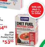 USN Diet Fuel Protein Soup-5 Sachets