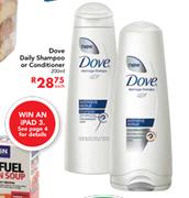Dove Daily Shapmoo or Conditioner-200ml Each