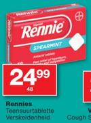 Rennies Teensuurtablette Verskeidenheid- 48's