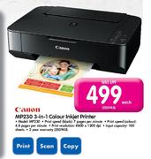 Canon MP230 3-In-1 Colour Inkjet Printer Each