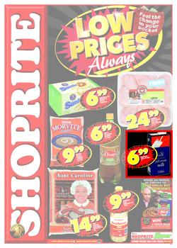 Shoprite KZN : Low Prices Always (4 Jun - 10 Jun), page 1