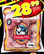 County Fair Frozen Chicken Braai Cuts-2kg
