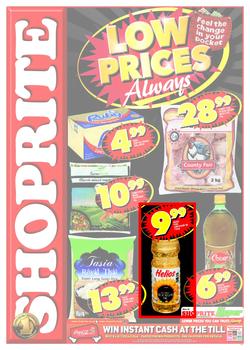 Shoprite KZN : Low Prices Always (11 Jun - 17 Jun), page 1