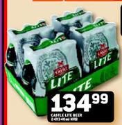 Castle Lite Beer NRB-24 x 340ml