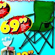 Spider Folding Chair In Pouch Assorted-Each