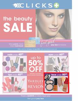 Clicks : The Beauty Sale (12 Jun - 8 Jul), page 1