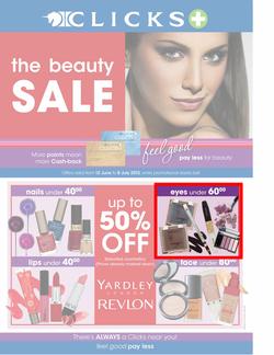 Clicks : The Beauty Sale (12 Jun - 8 Jul), page 1