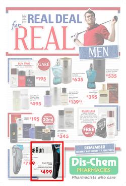 Dischem : The Real Deal for Real Men (Until 17 June), page 1
