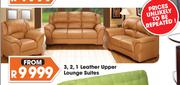 3, 2, 1 Leather Upper Lounge Suites