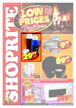 Shoprite KZN : Low Prices This Winter (25 Jun - 8 Jul), page 1