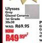 Ulysses Grey Glazed Ceramic 1st Grade 20x20-Per Sqm