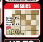 Desert Mix Mosaic 40x40-Per Sheet