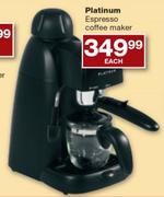 Platinum Espresso Coffee Maker