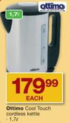 Ottimo 1.7Ltr Cool Touch Cordless Kettle