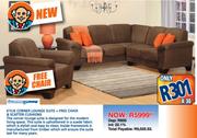 Kylie Corner Lounge Suite Plus Free Chair & Scatter Cushions