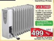 Goldair 11 Fin Oil Heater-2500W