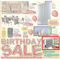 House & Home : Birthday Sale (1 Jul - 8 Jul), page 1