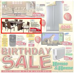 House & Home : Birthday Sale (1 Jul - 8 Jul), page 1